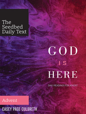cover image of God Is Here: Daily Readings for Advent